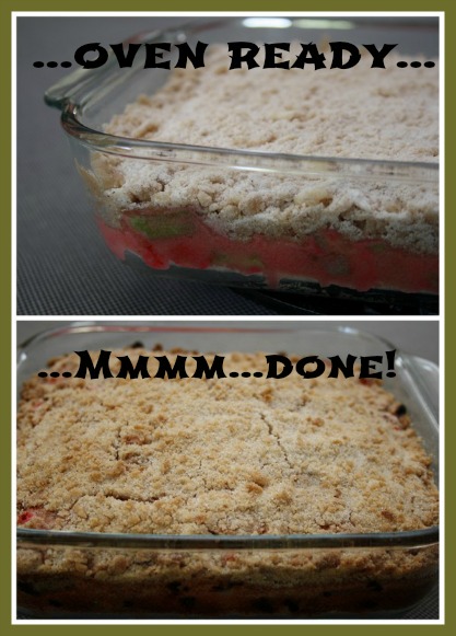 Idea for a Quick and Easy Rhubarb Dessert