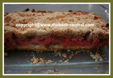 Rhubarb Dessert Bars 