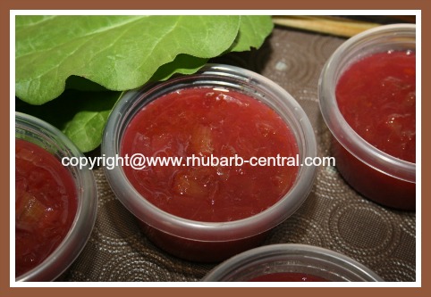 Homemade Rhubarb Freezer Jam Recipe Plain Rhubarb Jam