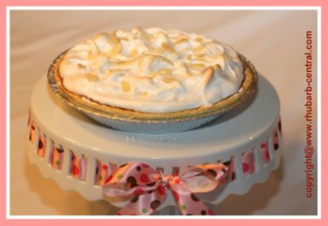 Rhubarb Meringue Pie Recipe