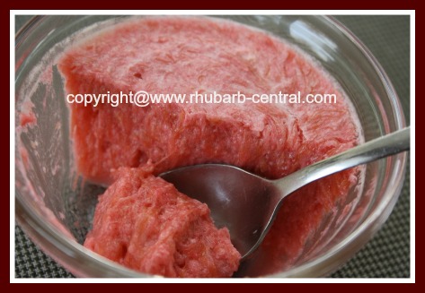 Rhubarb Pudding Very Easy Dessert Recipe Idea