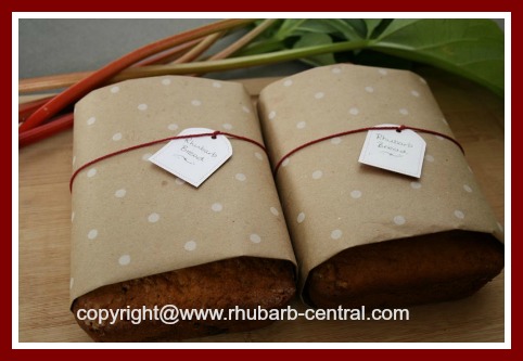 Best Ever Homemade Rhubarb Quick Bread