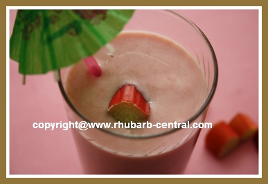 Rhubarb Smoothie 