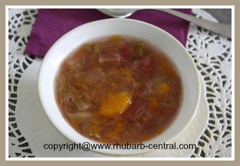 Rhubarb Tapioca Recipe Rhubarb Orange Tapioca