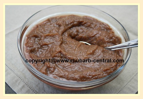 Stewed Rhubarb In the Crockpot or Slow Cooker