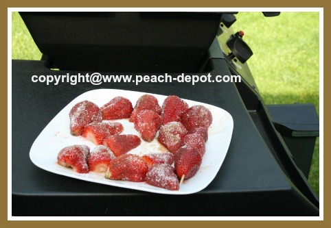 Grilling Fresh Strawberries Grilling Fresh Strawberries